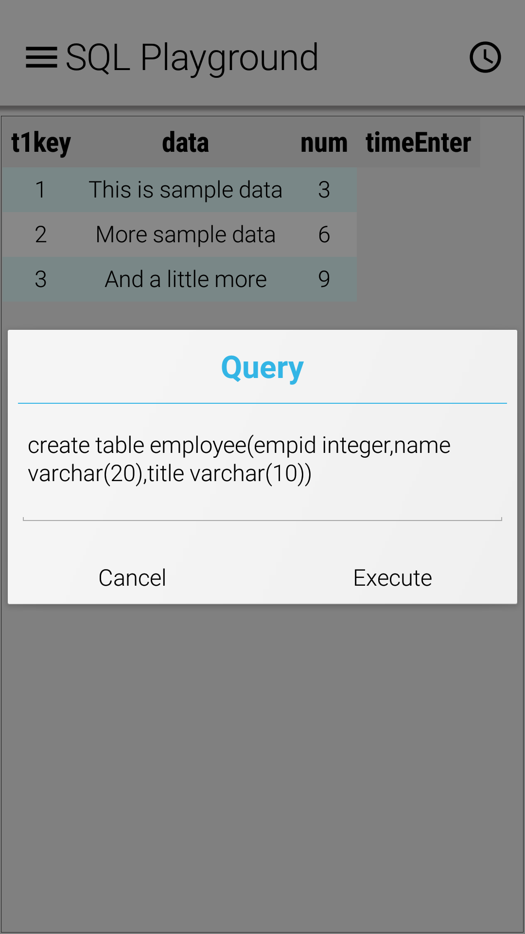 SQL PLAYGROUND – SQL TUTORIAL IN THE BROWSER, IPHONE (IOS), ANDROID, WINDOWS…
